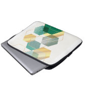 Moderne geometrische Kunst Laptopschutzhülle (Vorne Knopf)