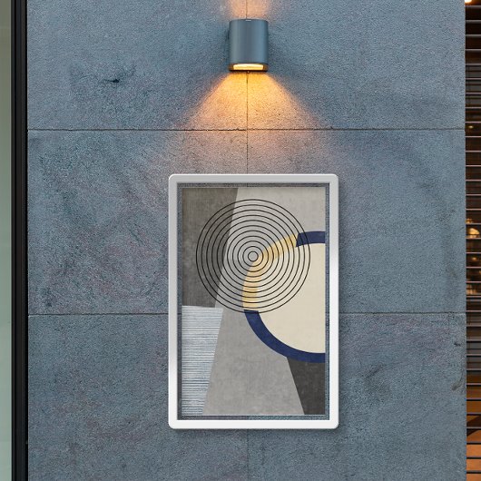 Moderne geometrische Kunst Poster