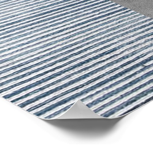 Moderne geometrische Kunst Poster (Ecke)