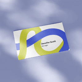 Moderne geometrische Linien Visitenkarte