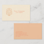 Moderne geometrische Löwenpastellfarbenkunst Visitenkarte (Vorne/Hinten)