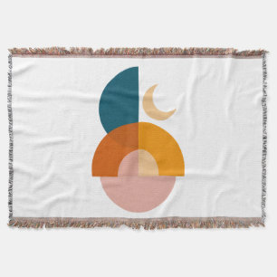 Moderne geometrische Mond-Abstraktkunst Decke