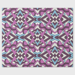 Moderne geometrische Mosaik – abstraktes Farbmuste Geschenkpapier
