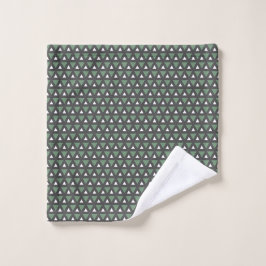 Moderne geometrische Muster-Handtuch Waschlappen