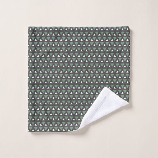 Moderne geometrische Muster-Handtuch Waschlappen (Waschlappen)