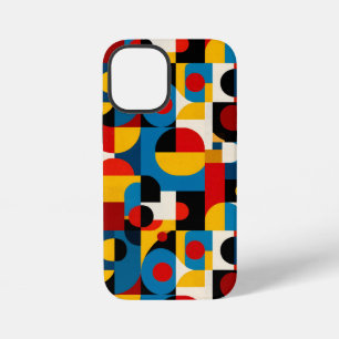 Moderne geometrische Muster im Bauhaus-Stil iPhone 12 Mini Hülle