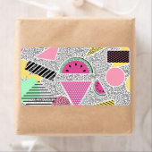 Moderne geometrische Muster Memphis-Muster inspiri (Insitu)