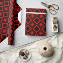 Moderne geometrische Muster Rot und Schwarz Geburt