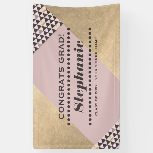 Moderne Geometrische Musterabstufungspartei Banner (Vertikal)