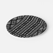 Moderne geometrische Musterpapierplatte Pappteller (Schrägansicht)