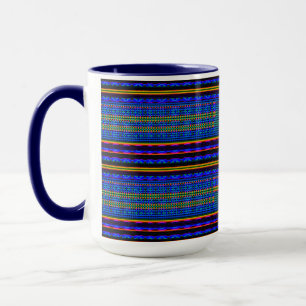 Moderne geometrische Pastell-Vintage Tasse