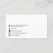 Moderne geometrische Pfeile | Symbole auf Weiß Visitenkarte (Rückseite)