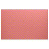 Moderne geometrische Quadrate Rosa Orange kardiert Stoff (Fat Quarter (45,7 x 55,9 cm))
