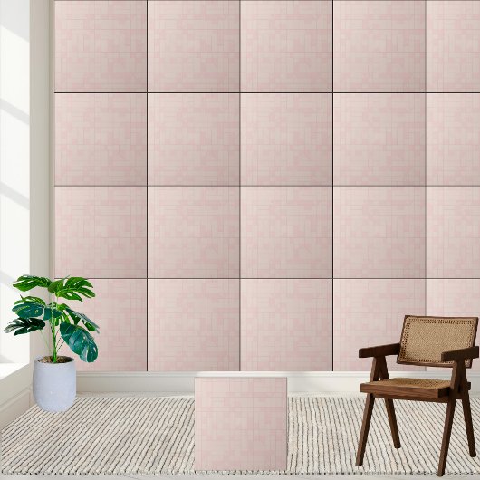 Moderne geometrische Rosa Keramik Tile Fliese