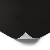 Moderne geometrische Rust- und schwarze Textur Poster (Ecke)