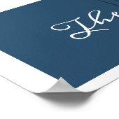 Moderne geometrische Schildkröte Personalisiert Poster (Ecke)