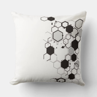 Moderne geometrische Sechseck-Wurfkissen Kissen
