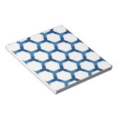 Moderne geometrische Sechseckmuster Notizblock (angewinkelt)