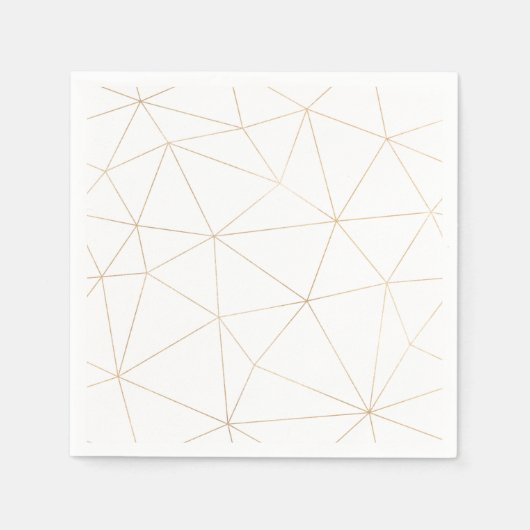 Moderne, geometrische Serviette (Vorderseite)