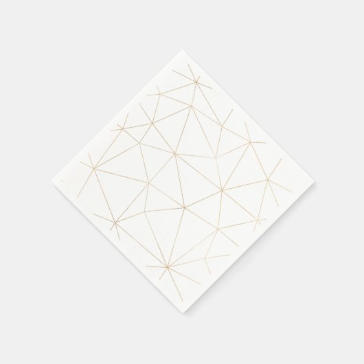 Moderne, geometrische Serviette (Ecke)