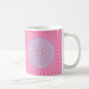 Moderne geometrische Sonnenbrille - Pink-Farbtöne Kaffeetasse