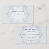 Moderne geometrische Star Bright Light Business Ca Visitenkarte (Vorne/Hinten)