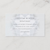 Moderne geometrische Star Bright Light Business Ca Visitenkarte (Rückseite)