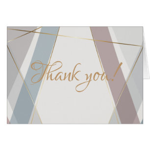 Moderne geometrische Streifen Taupe Slate