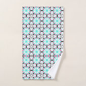 Moderne geometrische Struktur Badhandtuch Set (Handtuch)