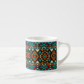 Moderne geometrische Südwest-Style  Espressotasse (Rechts)