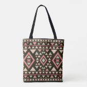 Moderne geometrische Südwest-Style Tasche (Rückseite)