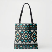 Moderne geometrische Südwest-Style Tasche (Vorderseite)
