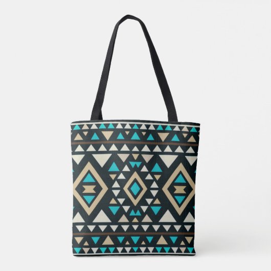 Moderne geometrische Südwest-Style Tasche (Rückseite)