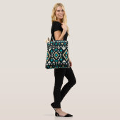 Moderne geometrische Südwest-Style Tasche (Am Model)