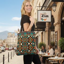 Moderne geometrische Südwest-Style  Tasche