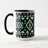 Moderne geometrische Südwest-Style Tasse (Links)