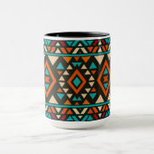 Moderne geometrische Südwest-Style Tasse (Zentrum)