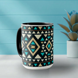 Moderne geometrische Südwest-Style Tasse