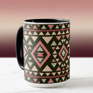 Moderne geometrische Südwest-Style Tasse