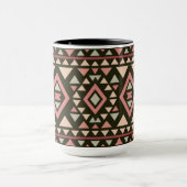 Moderne geometrische Südwest-Style  Tasse (Zentrum)