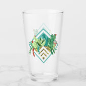 Moderne geometrische Sukkulenten & Kaktus Planter Glas (Vorderseite)