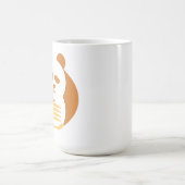 Moderne geometrische Tiergrafik Kaffeetasse (Mittel)