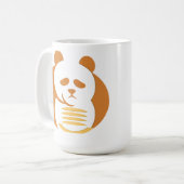 Moderne geometrische Tiergrafik Kaffeetasse (Vorderseite Links)