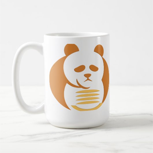 Moderne geometrische Tiergrafik Kaffeetasse (Links)