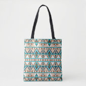 Moderne geometrische Tote Tasche im Südweststil (Vorderseite)