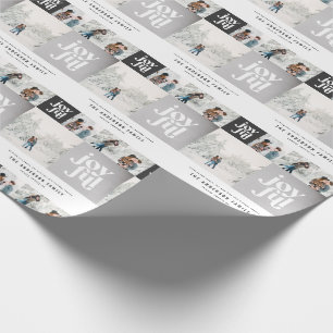 Moderne geometrische Typografie Silberschmuck Geschenkpapier