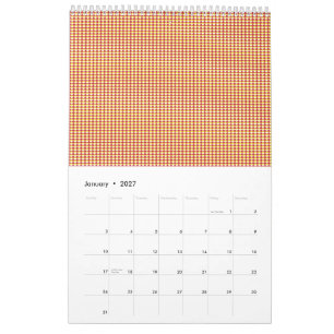 Moderne geometrische Unternehmensmuster Kalender