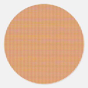 Moderne geometrische Unternehmensmuster Runder Aufkleber