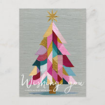 Moderne geometrische Weihnachtsbaum