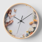 Moderne geometrische Winkelausführung Uhr (Vorderseite)